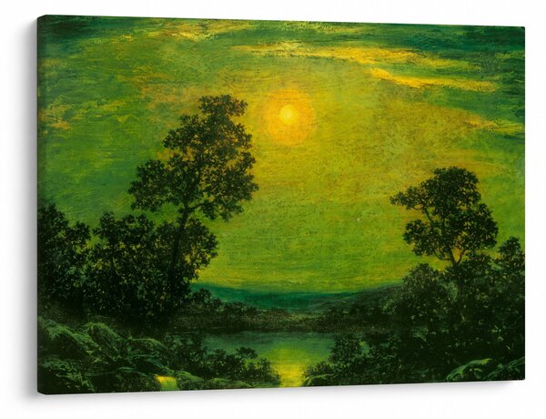 Obraz - Imitator of Ralph Albert Blakelock, Moonlight, reprodukcje (70x50 cm)