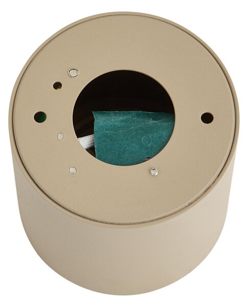 Nowoczesny spot sufitowy Taupe GU10 50mm IP44 - Capa