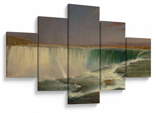 Obraz - Frederic Edwin Church, Niagara, reprodukcje (125x70 cm)