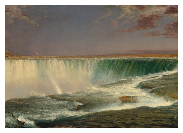 Obraz na szkle - Frederic Edwin Church, Niagara, reprodukcje (70x50 cm)