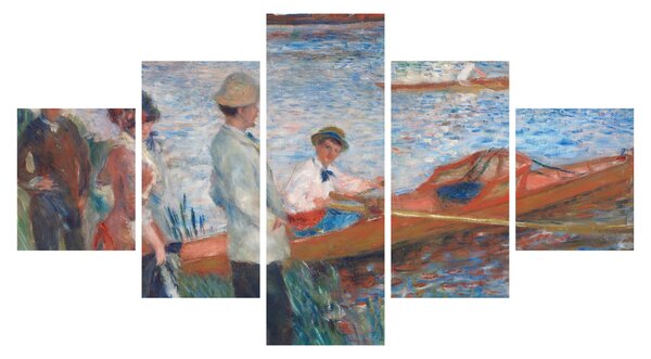Obraz - Auguste Renoir, Oarsmen at Chatou, reprodukcje (125x70 cm)