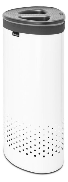 Biały metalowy kosz na pranie 55 l Selector – Brabantia
