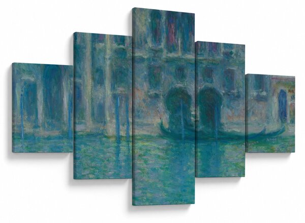 Obraz - Claude Monet, Palazzo da Mula, Venice, reprodukcje (125x70 cm)