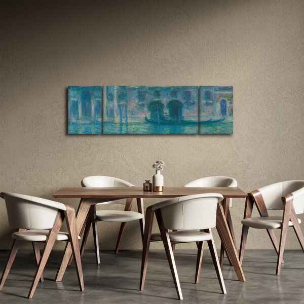 Obraz - Claude Monet, Palazzo da Mula, Venice, reprodukcje (170x50 cm)