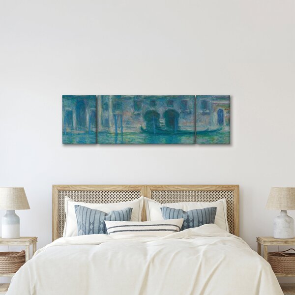 Obraz - Claude Monet, Palazzo da Mula, Venice, reprodukcje (170x50 cm)