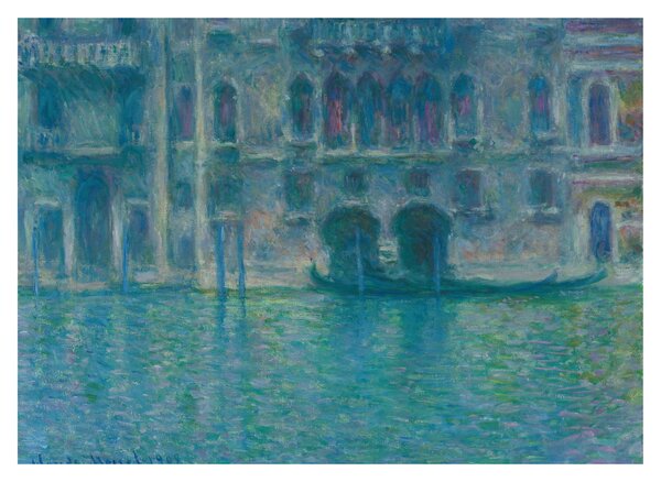 Obraz na szkle - Claude Monet, Palazzo da Mula, Venice, reprodukcje (70x50 cm)