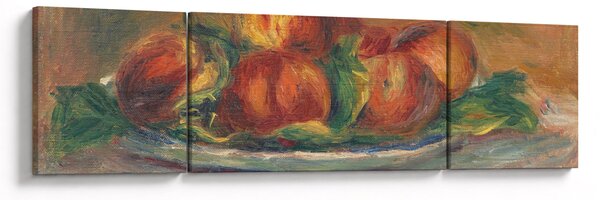 Obraz - Auguste Renoir, Peaches on a Plate, reprodukcje (170x50 cm)