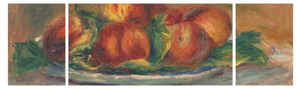 Obraz - Auguste Renoir, Peaches on a Plate, reprodukcje (170x50 cm)