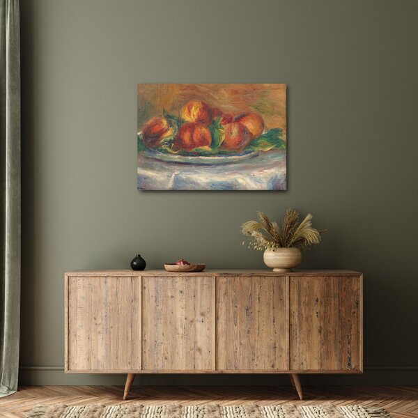Obraz - Auguste Renoir, Peaches on a Plate, reprodukcje (70x50 cm)