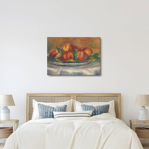 Obraz - Auguste Renoir, Peaches on a Plate, reprodukcje (70x50 cm)