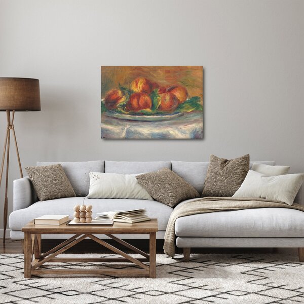 Obraz - Auguste Renoir, Peaches on a Plate, reprodukcje (70x50 cm)