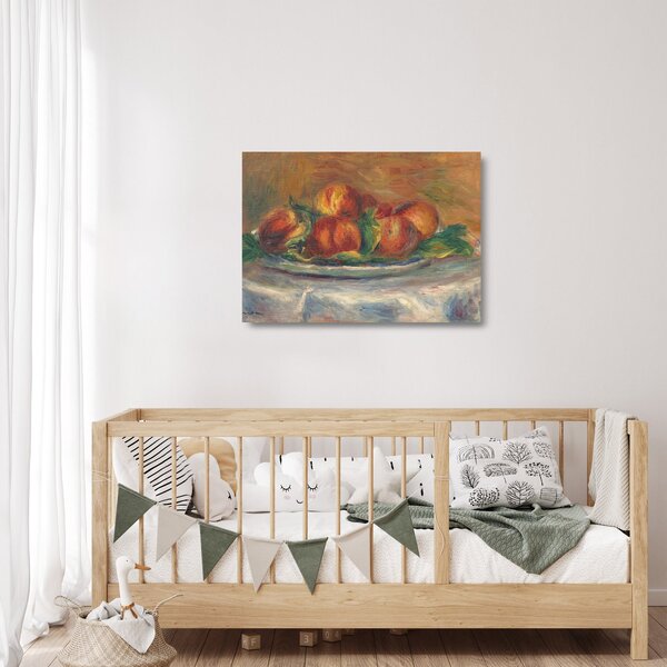 Obraz na szkle - Auguste Renoir, Peaches on a Plate, reprodukcje (70x50 cm)