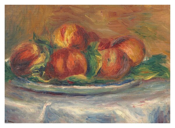 Obraz - Auguste Renoir, Peaches on a Plate, reprodukcje (70x50 cm)
