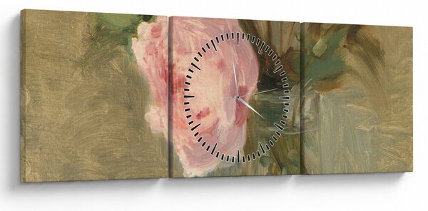 Obraz - Berthe Morisot, Peonies, reprodukcje (z zegarem) (90x30 cm)