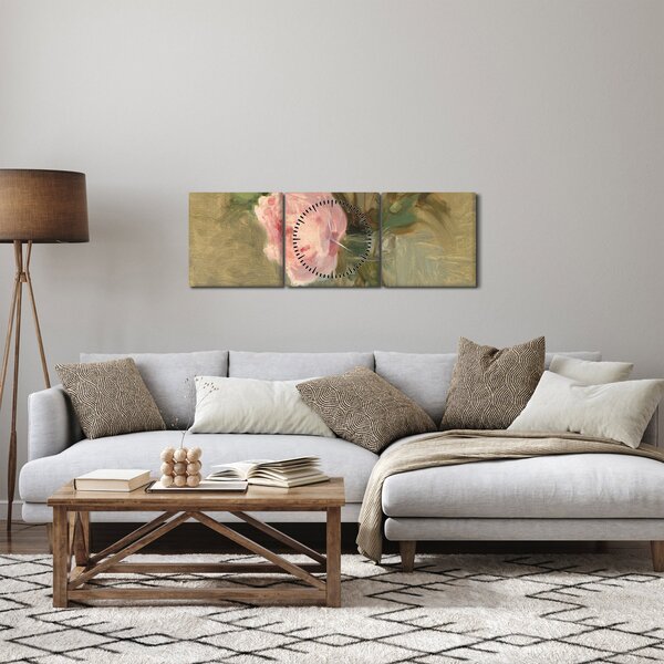 Obraz - Berthe Morisot, Peonies, reprodukcje (z zegarem) (90x30 cm)
