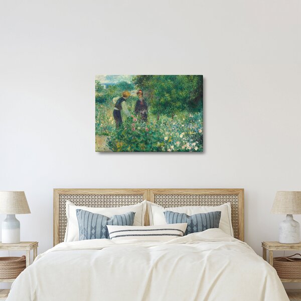 Obraz - Auguste Renoir, Picking Flowers, reprodukcje (70x50 cm)