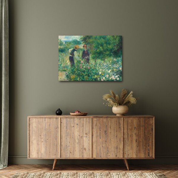 Obraz - Auguste Renoir, Picking Flowers, reprodukcje (70x50 cm)