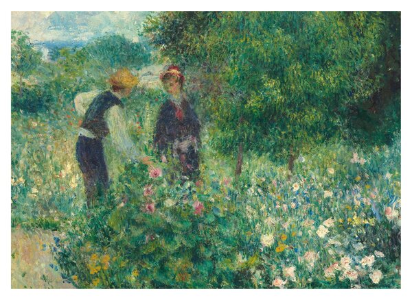 Obraz - Auguste Renoir, Picking Flowers, reprodukcje (70x50 cm)