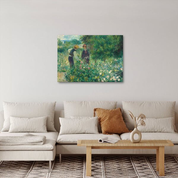 Obraz - Auguste Renoir, Picking Flowers, reprodukcje (70x50 cm)