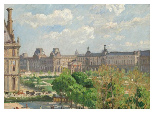 Obraz - Camille Pissarro, Place du Carrousel, Paris, reprodukcje (70x50 cm)
