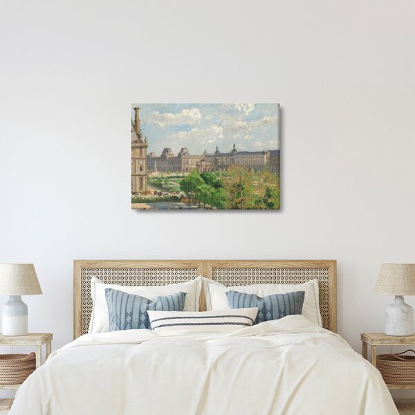Obraz - Camille Pissarro, Place du Carrousel, Paris, reprodukcje (70x50 cm)
