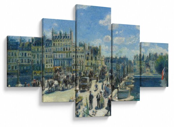 Obraz - Auguste Renoir, Pont Neuf, Paris, reprodukcje (125x70 cm)