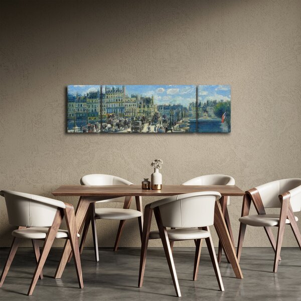 Obraz - Auguste Renoir, Pont Neuf, Paris, reprodukcje (170x50 cm)