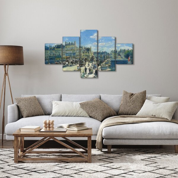 Obraz - Auguste Renoir, Pont Neuf, Paris, reprodukcje (125x70 cm)