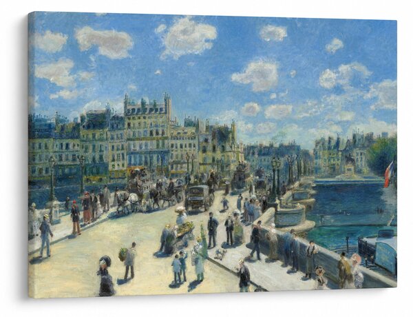Obraz - Auguste Renoir, Pont Neuf, Paris, reprodukcje (70x50 cm)