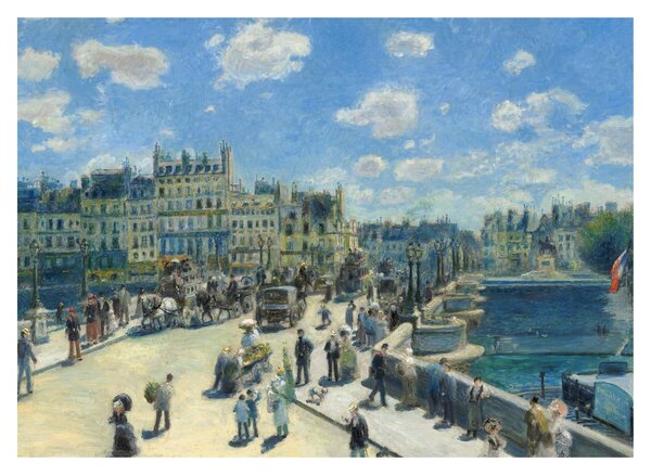 Obraz - Auguste Renoir, Pont Neuf, Paris, reprodukcje (70x50 cm)