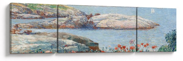 Obraz - Childe Hassam, Poppies, Isles of Shoals, reprodukcje (170x50 cm)