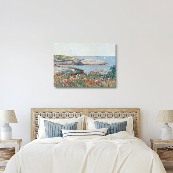 Obraz na szkle - Childe Hassam, Poppies, Isles of Shoals, reprodukcje (70x50 cm)