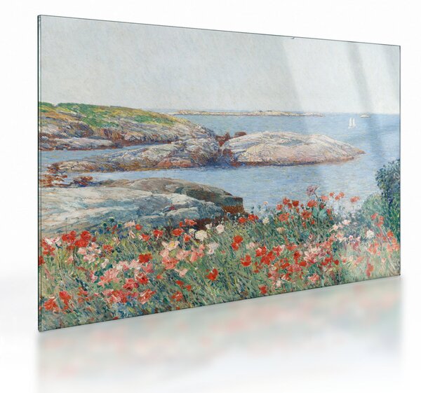 Obraz na szkle - Childe Hassam, Poppies, Isles of Shoals, reprodukcje (70x50 cm)