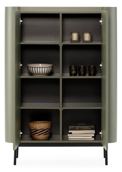 Zielona szafka 100x140x40 cm Willa – MOME