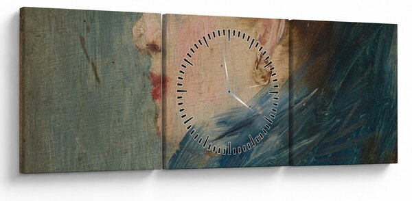 Obraz - Edouard Manet, Portrait of a Lady, reprodukcje (z zegarem) (90x30 cm)