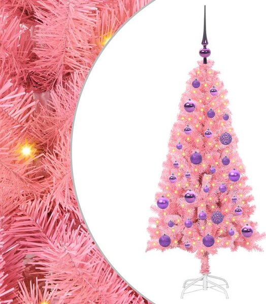 Choinka Różowy 120 cm PVC
