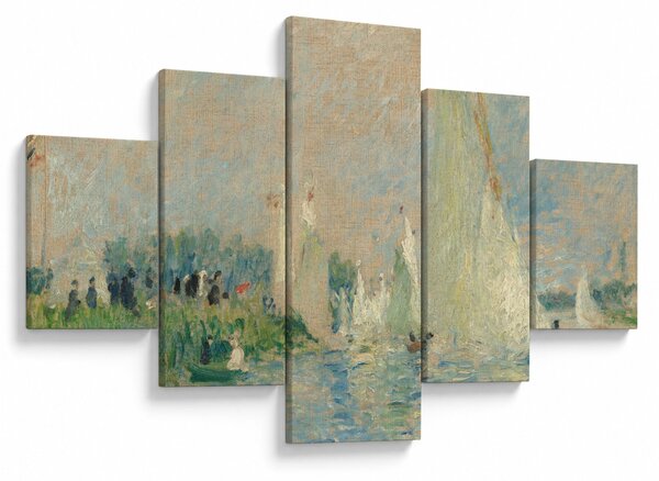 Obraz - Auguste Renoir, Regatta at Argenteuil, reprodukcje (125x70 cm)