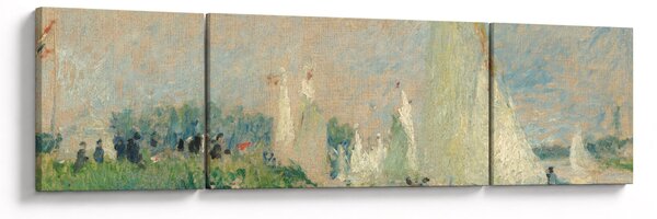 Obraz - Auguste Renoir, Regatta at Argenteuil, reprodukcje (170x50 cm)