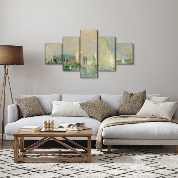 Obraz - Auguste Renoir, Regatta at Argenteuil, reprodukcje (125x70 cm)