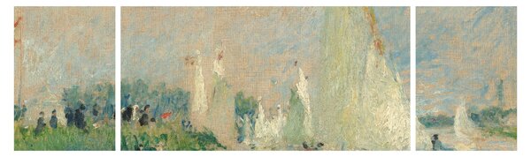 Obraz - Auguste Renoir, Regatta at Argenteuil, reprodukcje (170x50 cm)