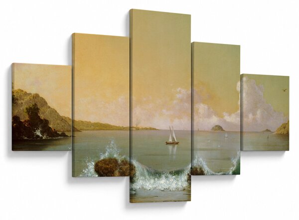 Obraz - Martin Johnson Heade, Rio de Janeiro Bay, reprodukcje (125x70 cm)