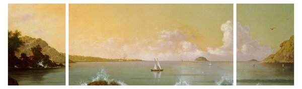 Obraz - Martin Johnson Heade, Rio de Janeiro Bay, reprodukcje (170x50 cm)