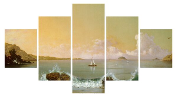 Obraz - Martin Johnson Heade, Rio de Janeiro Bay, reprodukcje (125x70 cm)