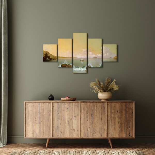 Obraz - Martin Johnson Heade, Rio de Janeiro Bay, reprodukcje (125x70 cm)