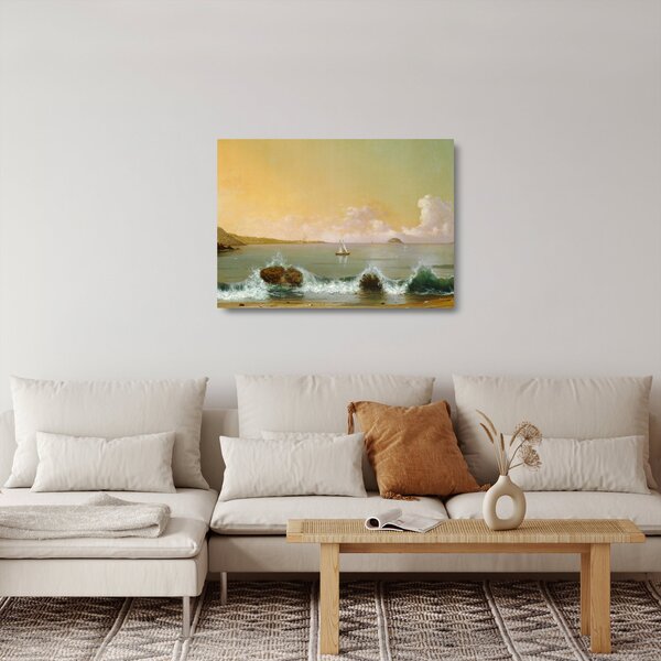 Obraz na szkle - Martin Johnson Heade, Rio de Janeiro Bay, reprodukcje (70x50 cm)