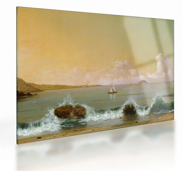 Obraz na szkle - Martin Johnson Heade, Rio de Janeiro Bay, reprodukcje (70x50 cm)