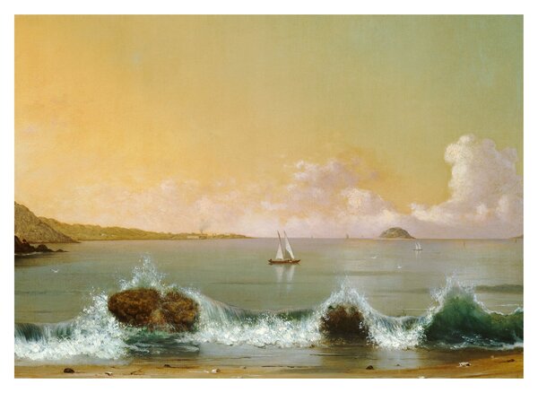 Obraz na szkle - Martin Johnson Heade, Rio de Janeiro Bay, reprodukcje (70x50 cm)
