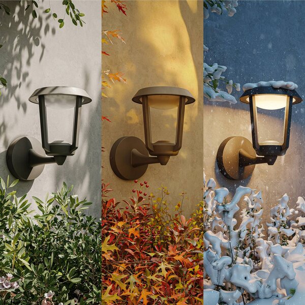 Philips Kinkiet zewnętrzny Nuvy, aluminiowy / szary / cynkowy, aluminium