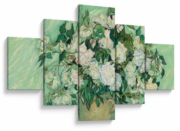 Obraz - Vincent van Gogh, Roses, reprodukcje (125x70 cm)