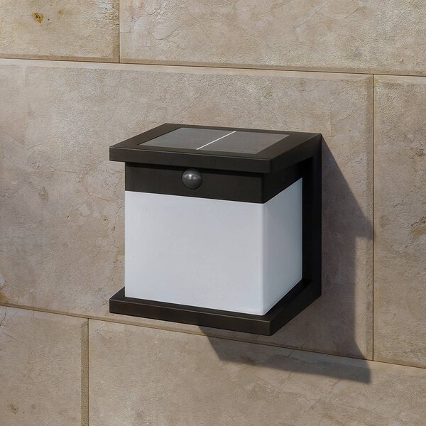 Philips Kinkiet solarny LED Diara, czarny, z czujnikiem, IP44 Diara, czarny, tworzywo sztuczne